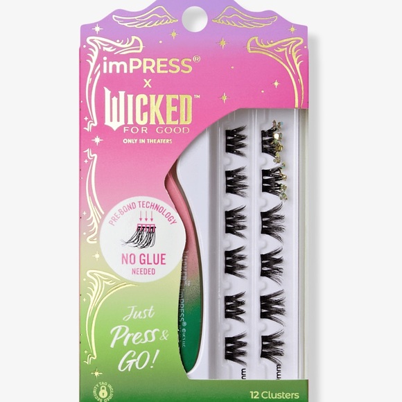 4 Sets imPRESS Wicked Press On Lashes Clusters New - Picture 15 of 16
